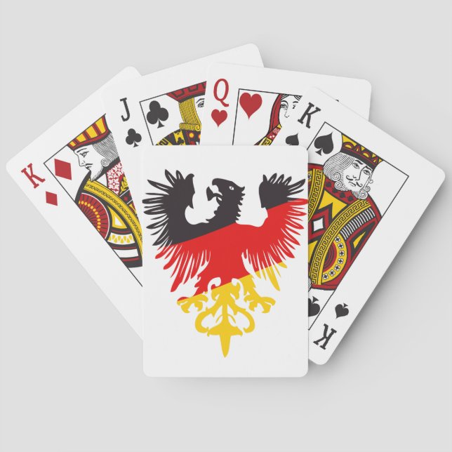 German Black Eagle Playing Cards (Back)