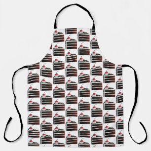 German Black Forest Cake Gâteau Slice Dessert Apron