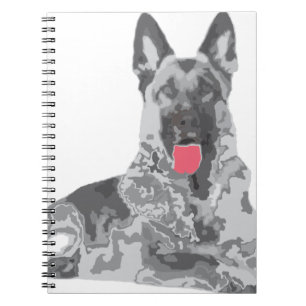 German black notebook