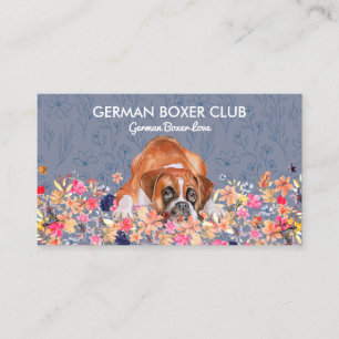 German Boxer Dog Business Card