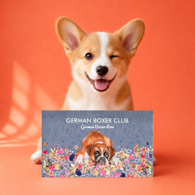 German Boxer Dog Business Card (Creator Uploaded)