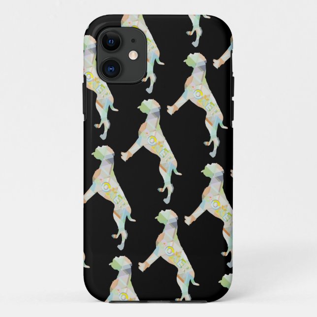 German Boxer Triangula Case-Mate iPhone Case (Back)