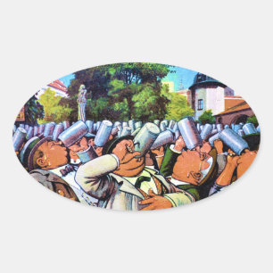 German Brew Fest Oval Sticker