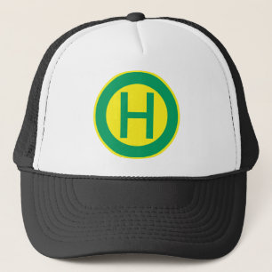 German Bus and Tram Stop sign stop Trucker Hat