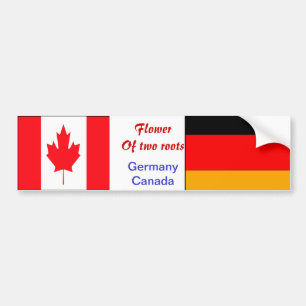 German-canadian bumper stickers