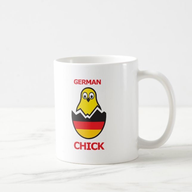 German Chick Coffee Mug (Right)