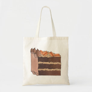 German Chocolate Layer Cake Slice Baking Dessert Tote Bag