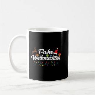 German Christmas Frohe Weihnachten  Coffee Mug