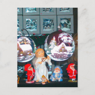 German Christmas, Heidelberg Christmas Market Holiday Postcard