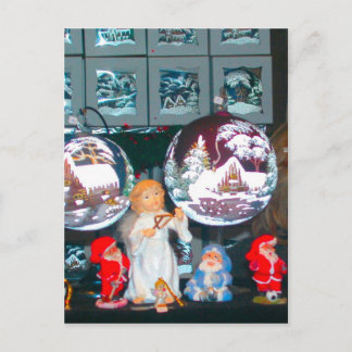 German Christmas, Heidelberg Christmas Market Holiday Postcard