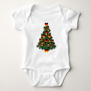 German Christmas Holiday Germans from Germany Baby Bodysuit