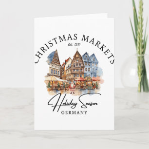German Christmas Market, Holiday Season Germany, G Card