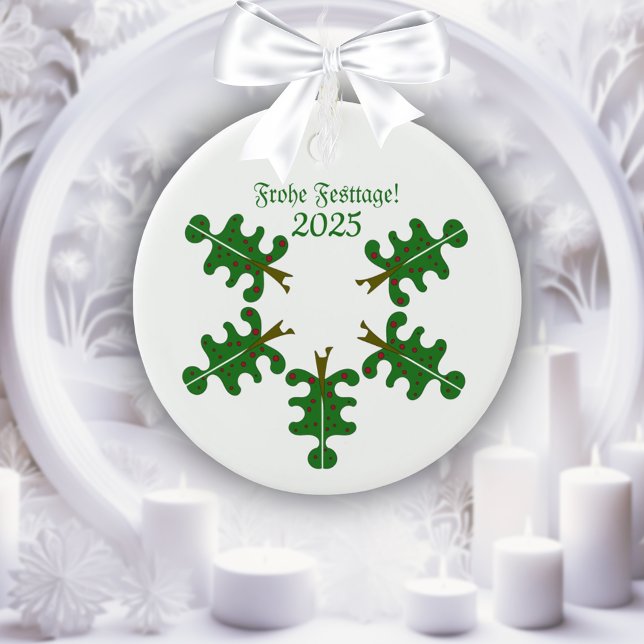 German Christmas Tree Ceramic Ornament (Creator Uploaded)