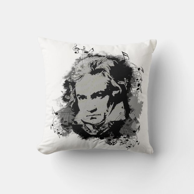 German Composer Beethoven classical music Cushion (Front)