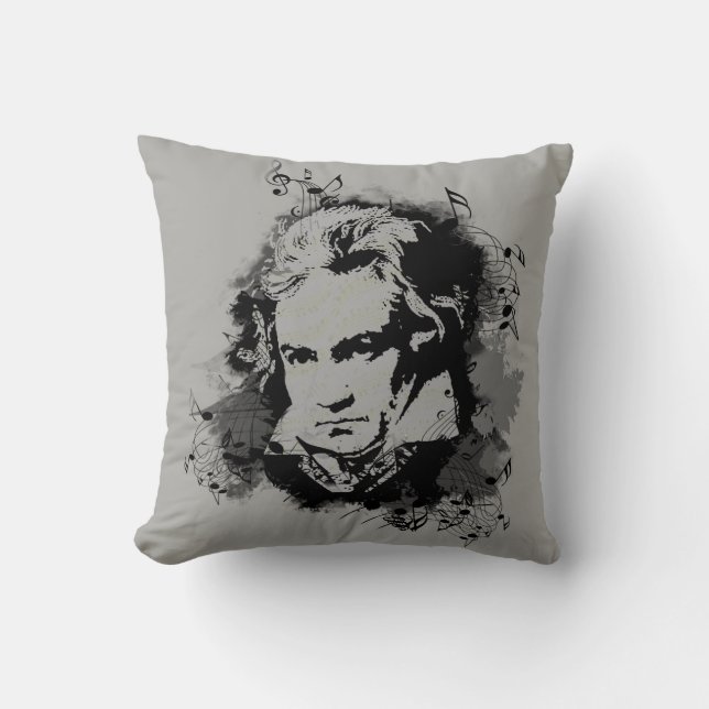 German Composer Beethoven classical music Cushion (Front)