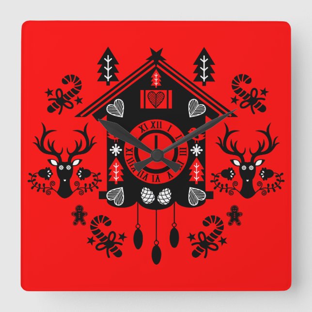 German Cuckoo Clock Christmas (Front)