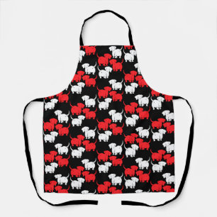 German Dachshund Dog Patterns Apron