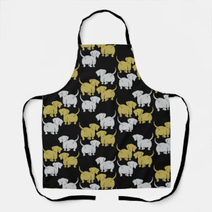 German Dachshund Dog Patterns Apron