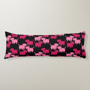 German Dachshund Dog Patterns Body Cushion