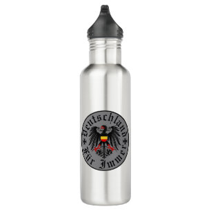 German/Deutschland Forever/eagle/iron cross 710 Ml Water Bottle