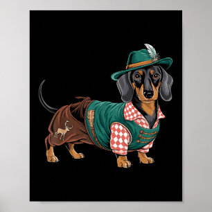 German Dog Dachshund Bavarian Weiner Sausage _4 Poster