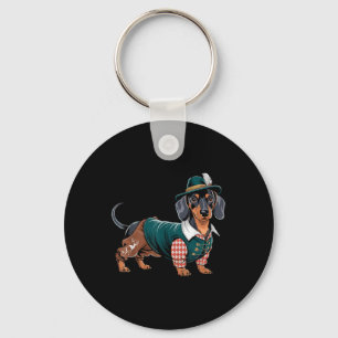 German Dog Dachshund Bavarian Weiner Sausage _5  Key Ring