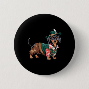 German Dog Dachshund Bavarian Weiner Sausage _7 6 Cm Round Badge