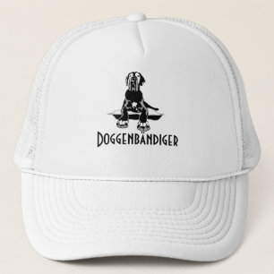 German: dogge trucker hat
