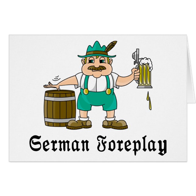 German Drinking (Front Horizontal)