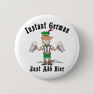 German Drinking 6 Cm Round Badge