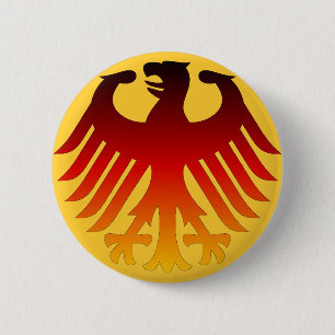 German Eagle 6 Cm Round Badge