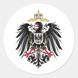 German eagle classic round sticker