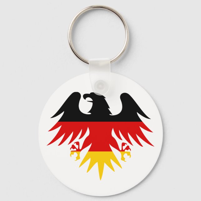 German Eagle Crest Key Ring (Front)