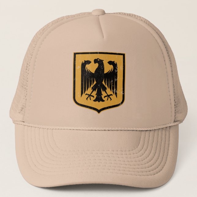 German Eagle - Deutschland coat of arms Trucker Hat (Front)