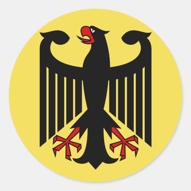 German  Eagle Emblem Sticker (Front)