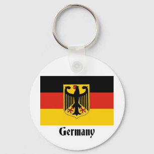German Eagle Flag Key Ring