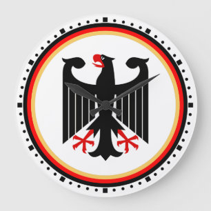 German Eagle Large Clock