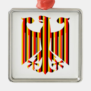 German Eagle Metal Ornament
