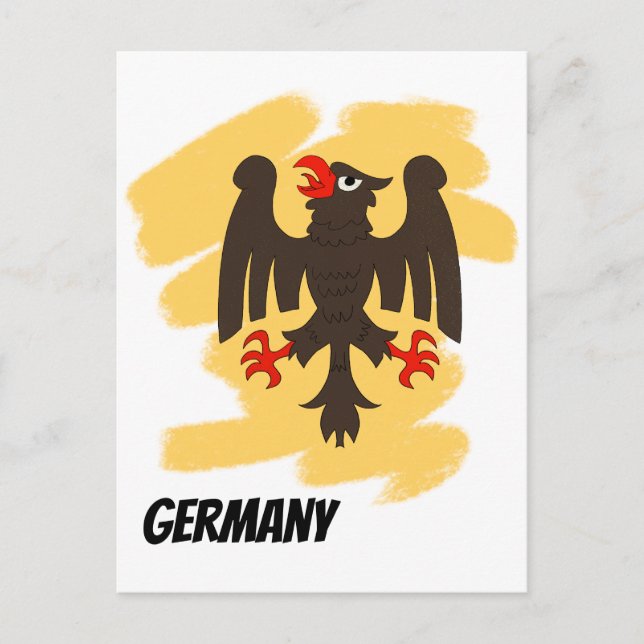 German Eagle Postcard (Front)