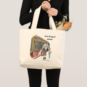 German Elf Berlin Train Trip Fantasy Art Tote Bag