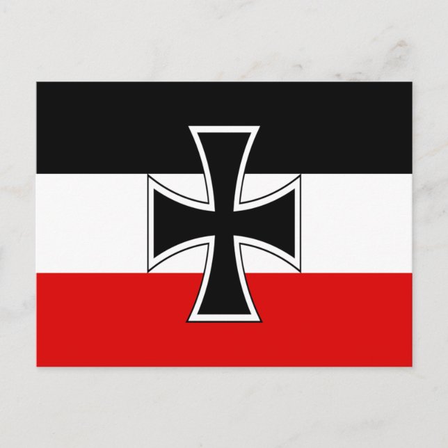 German Empire Flag Postcard (Front)