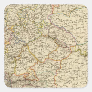 German Empire, Hungary, Galicia Square Sticker