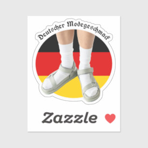 German Fashion Taste White Sock Sandals Stereotype