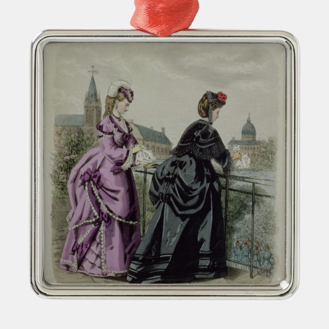 German fashions from Leipzig Metal Ornament (Front)