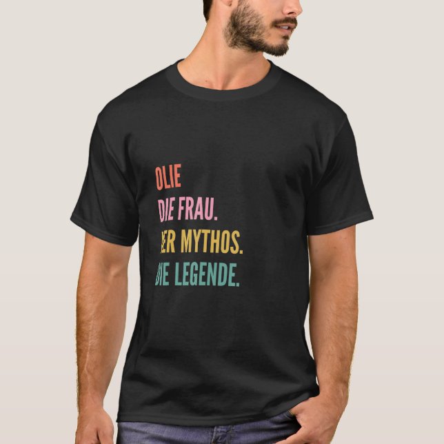 German First Name  Olie T-Shirt (Front)