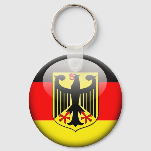 German Flag 2.0 Key Ring (Front)