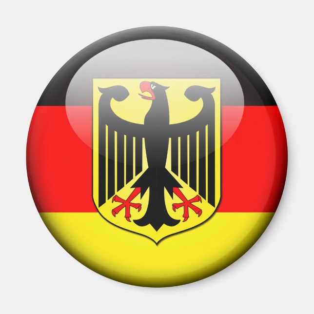 German Flag 2.0 Magnet (Front)