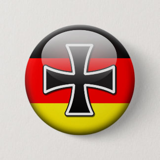 German Flag 6 Cm Round Badge