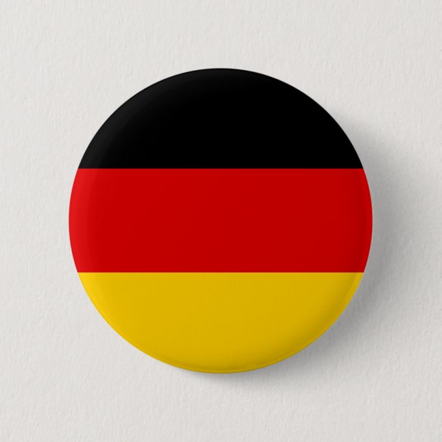 German flag 6 cm round badge (Front)