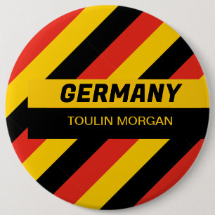 German Flag 6 Cm Round Badge